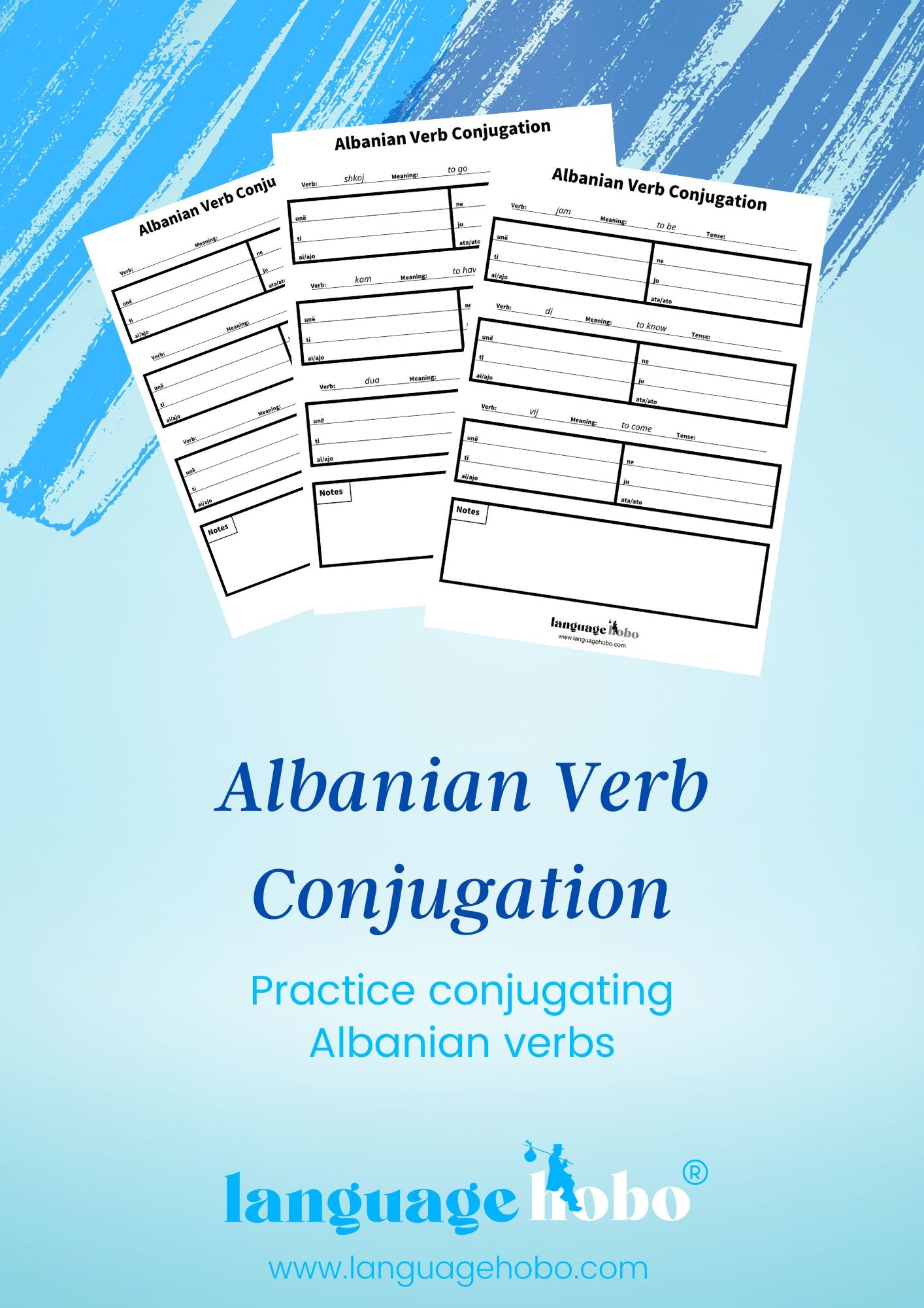 Albanian Verb Conjugation Practice [PDF Download]