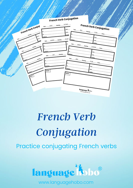 French Verb Conjugation Practice [PDF Download]