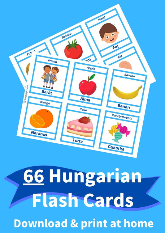 Printable HUNGARIAN Flashcards [PDF Download]