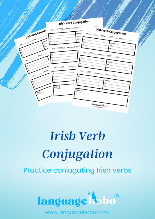 Irish Verb Conjugation Practice [PDF Download]