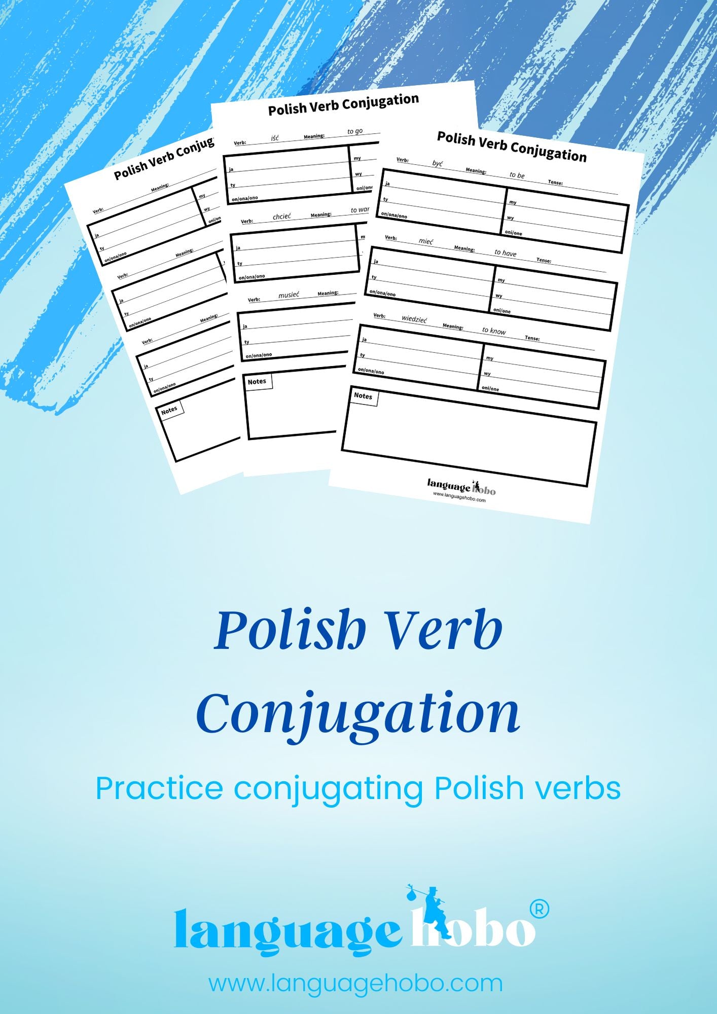 Polish Verb Conjugation Practice [PDF Download]