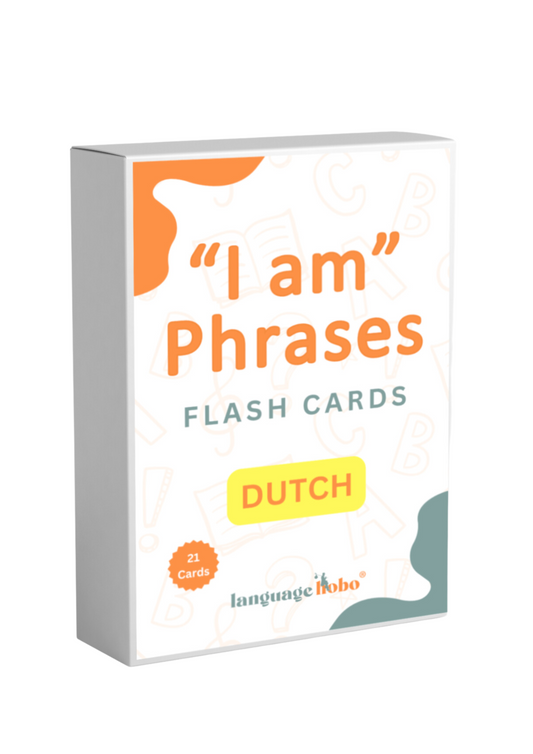 "I am" Phrases - Flash Cards: Dutch